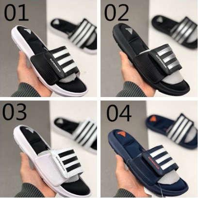 Adidas SuperStar Slide Memory Foam Velcro Dép thể thao Chống trượt Giảm chấn trượt Ngoài trời Thường xuyên Flip Flop cho nam và nữ