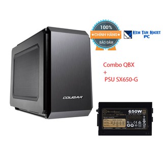 Combo case Cougar QBX + PSU Silverstone SX650-G - Chính Hãng