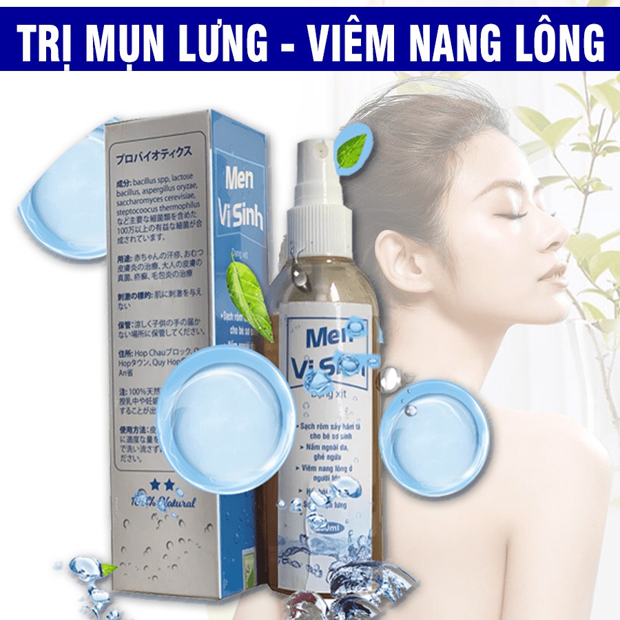 [Liệu trình 2 HỘP] MEN VI SINH TAVIDA DỨT ĐIỂM VIÊM LỖ CHÂN LÔNG - MỤN LƯNG