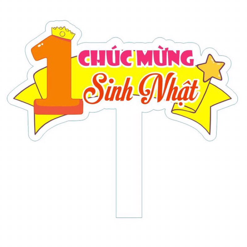 Hastag cầm tay sinh nhật fomex 5mm