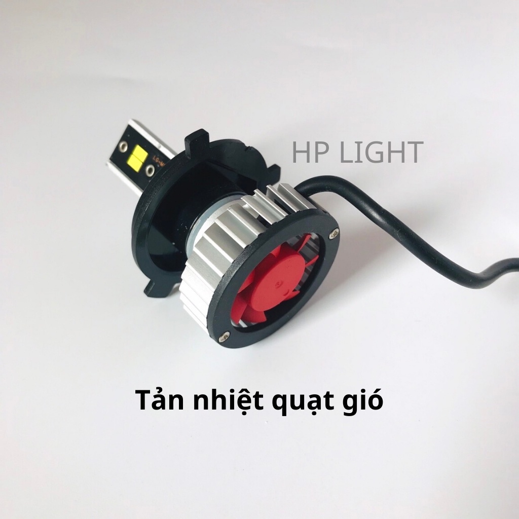 [Mã LIFEAUMAY giảm 10% tối đa 30k đơn 150k] Đèn Led Xe Máy ôtô H4 Siêu Sáng HPLIGHT T6