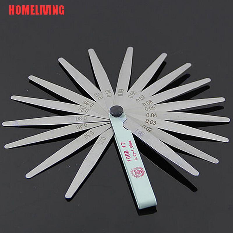 [HOMELIVING] Dụng Cụ Đo Độ Dày Khoảng Cách Kỹ Thuật Hữu Ích 17 Lưỡi Dao