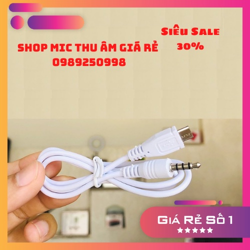 Dây LiveStream Kiêm Lấy Nhạc Cho Sound Card V8 - Cáp Livestream Theo Sound Card V8 -Cáp Live Stream C7,C11, C16, C25