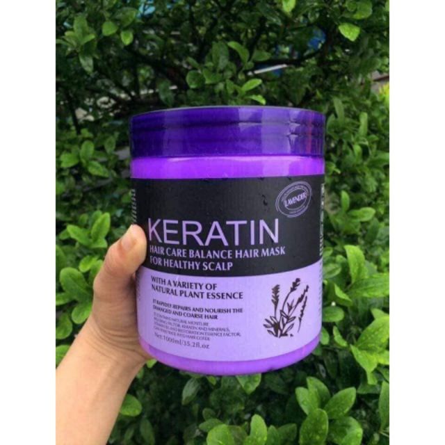 Dầu xả tóc KERATIN hương Lavender 1000ml mẫu mới