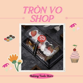 Set 50 hộp HT031 đựng bánh bông lan cuộn, bánh mì hoa cúc. Size 18.5*10.8*7.5cm
