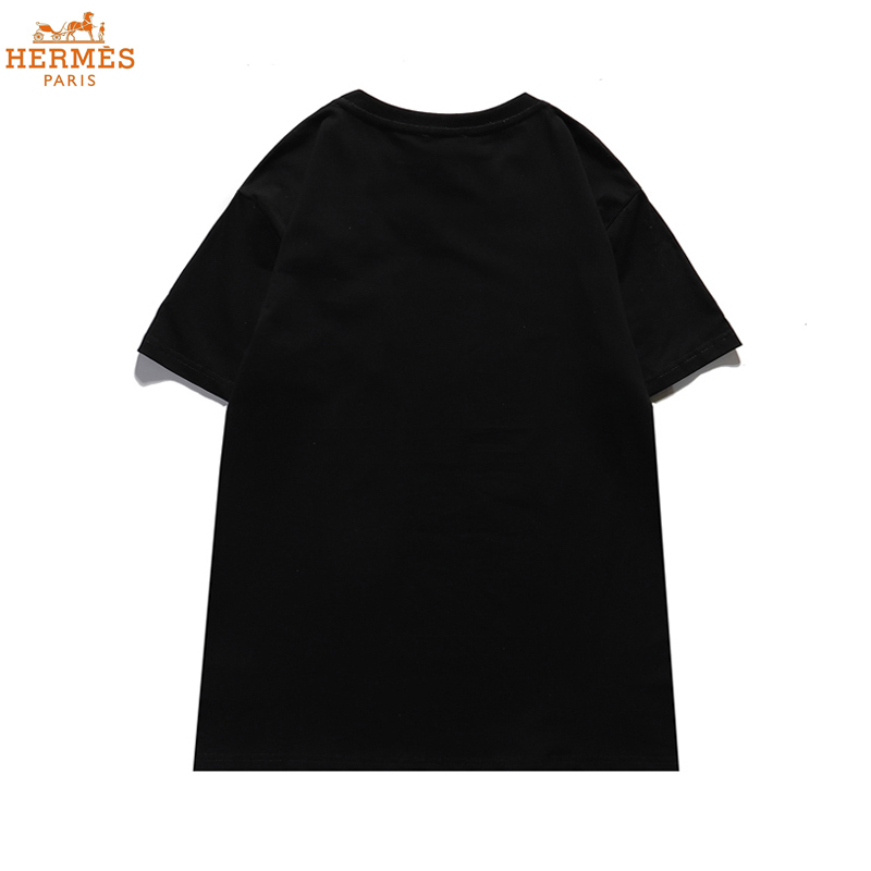 Áo Thun Cotton In Họa Tiết Độc Đáo Thời Trang Mùa Hè 2021 Ss Hermes