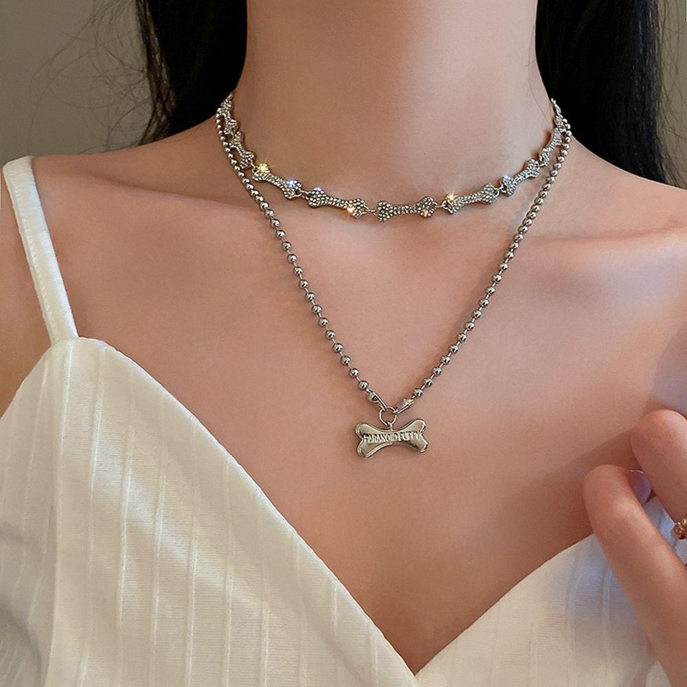 Vòng Cổ Đính Đá Phong Cách Hàn Quốc Sang Trọng Cho Nữ