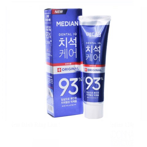 Kem Đánh Răng Tinh Chất Chanh Median Dental IQ 93% Original 120g