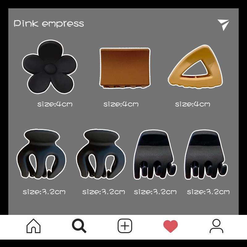 Set 4 Kẹp Tóc Hình Cá Mập Xinh Xắn Kiểu Hàn Quốc Cho Nữ