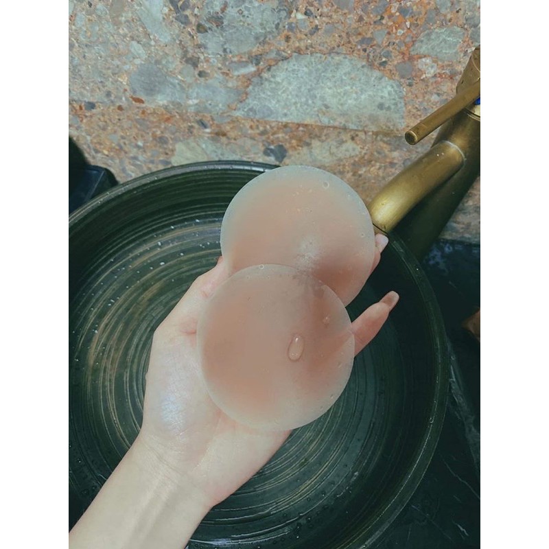 [ CÓ VIDEO CLIP THẬT ] Miếng dán ngực silicon chống nước siêu chắc chắn loại 1 Bralettehousevn