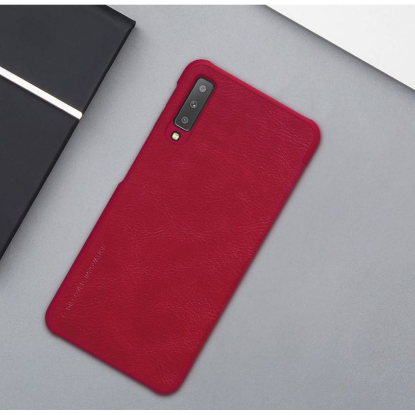 [Mã ELFLASH5 giảm 20K đơn 50K] Bao Da Nillkin Qin Cho Samsung Galaxy A7 2018 ( A750 )