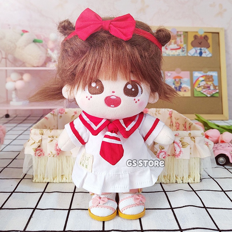 Đầm Đồng Phục Cho Búp Bê Taeyeon DaHyun Tzuyu Momo Giselle Jennie Ikun 20cm