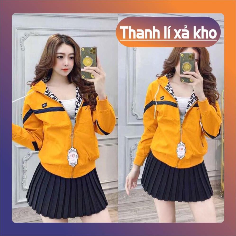 𝗦𝗔𝗟𝗘  Áo khoác nữ Áo khoác nữ gió dù 2 lớp chống nắng phối viền ngộ nghĩnh-dễ thương | BigBuy360 - bigbuy360.vn