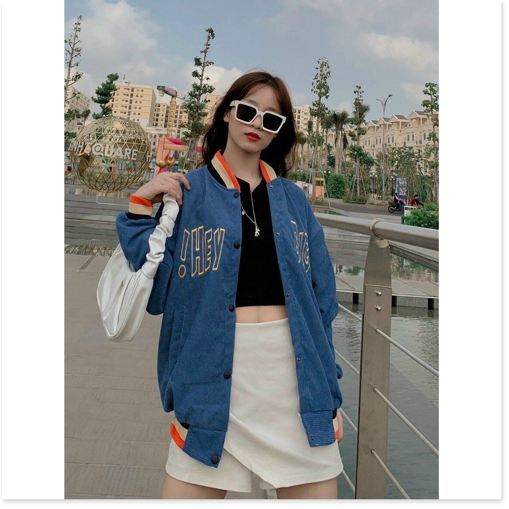 ÁO KHOÁC NỮ BOMBER UNISEX NHIỀU MÀU SẮC XINH XẮN LANA FASHION