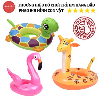 Phao bơi cho bé NUNAKIDS cao cấp, phao bơi hình các con vật ngộ nghĩnh cho bé yêu