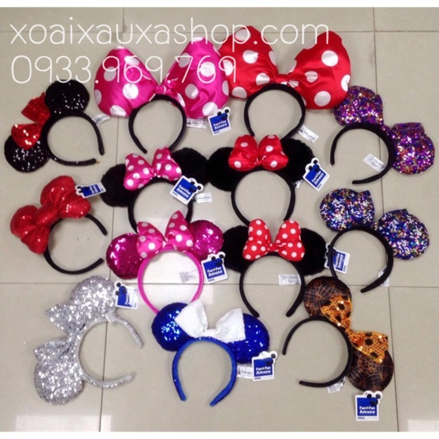 CÀI TÓC TAI CHUỘT MICKEY - MINNIE DISNEY