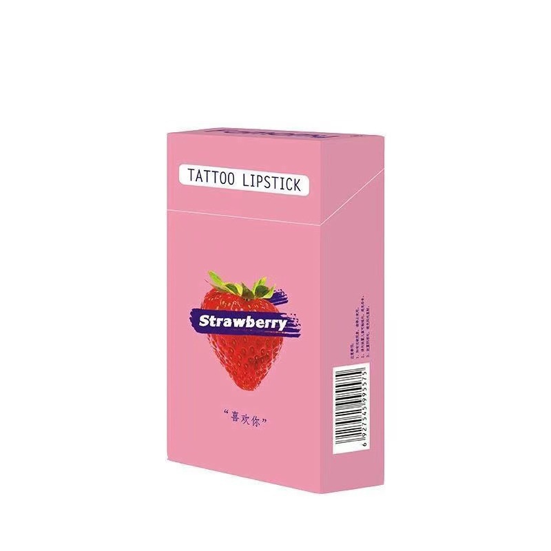 [Hàng mới về] Hộp son môi dạng tăm bông chống thấm nước lâu trôi thiết kế độc đáo