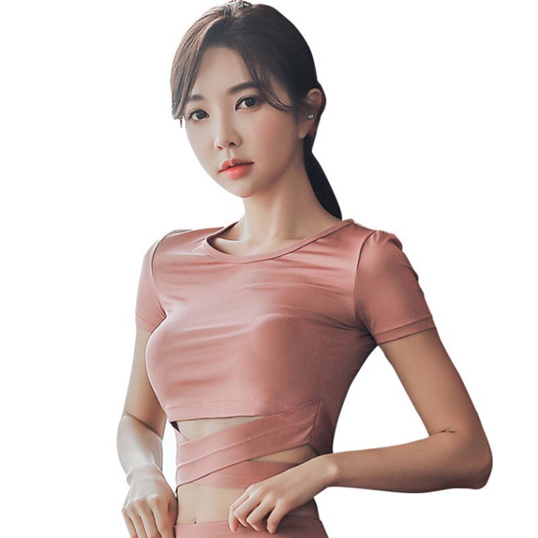Áo Tập Gym Yoga Aerobic Cho Nữ Hàng Quảng Châu Cao Cấp (AT18)