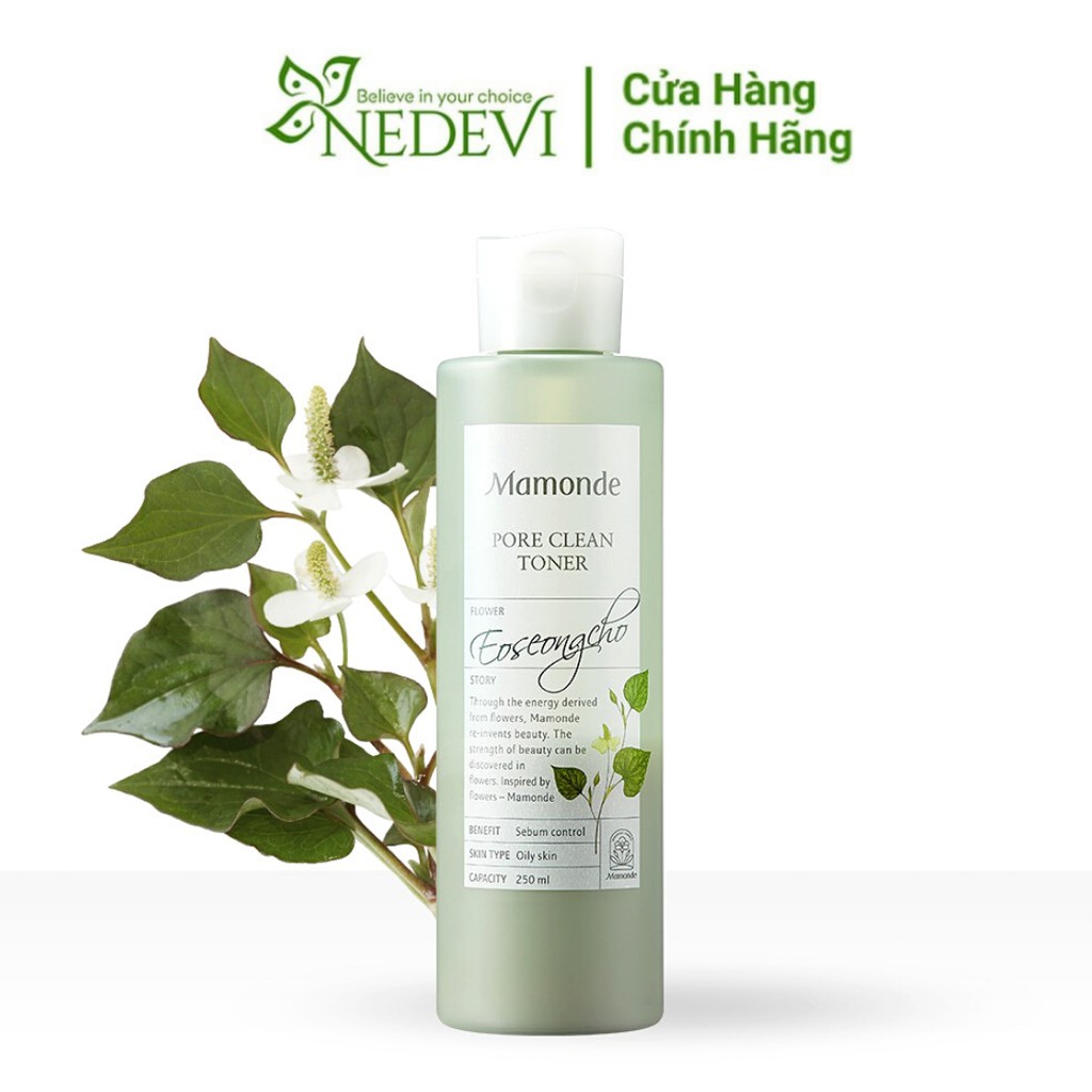 Toner Mamonde Cân Bằng Và Cung Cấp Độ Ẩm Cho Da - NEDEVI Chính Hãng