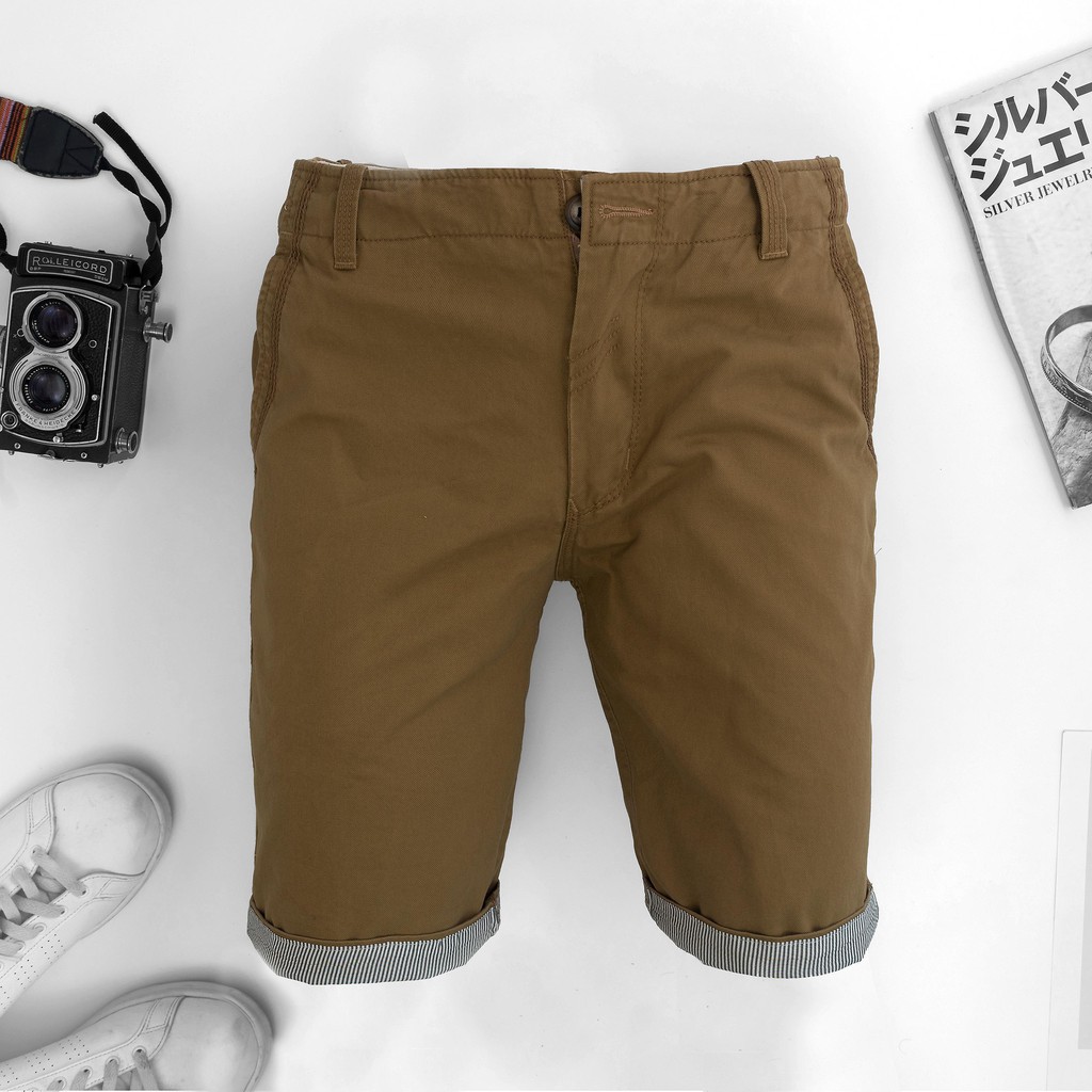 [Mã MABRO220 hoàn 15% đơn 99K tối đa 50K xu] Quần short nam vải kaki wash đẹp LADOS-408 | BigBuy360 - bigbuy360.vn