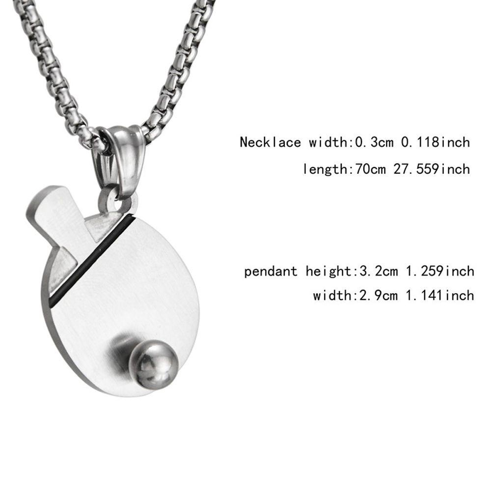 Vòng Cổ Thể Thao Mặt Pong Pong Pong Phong Cách Đường Phố VANES1 Thời Trang Cho Nam