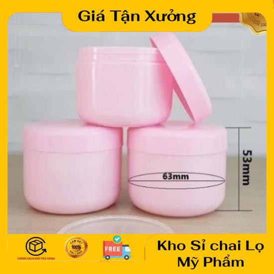 Hủ Đựng Kem ❤ TRÙM SỈ ❤ Hũ nhựa chiết kem Hồng Thái 100g , Hũ đựng mỹ phẩm , phụ kiện du lịch