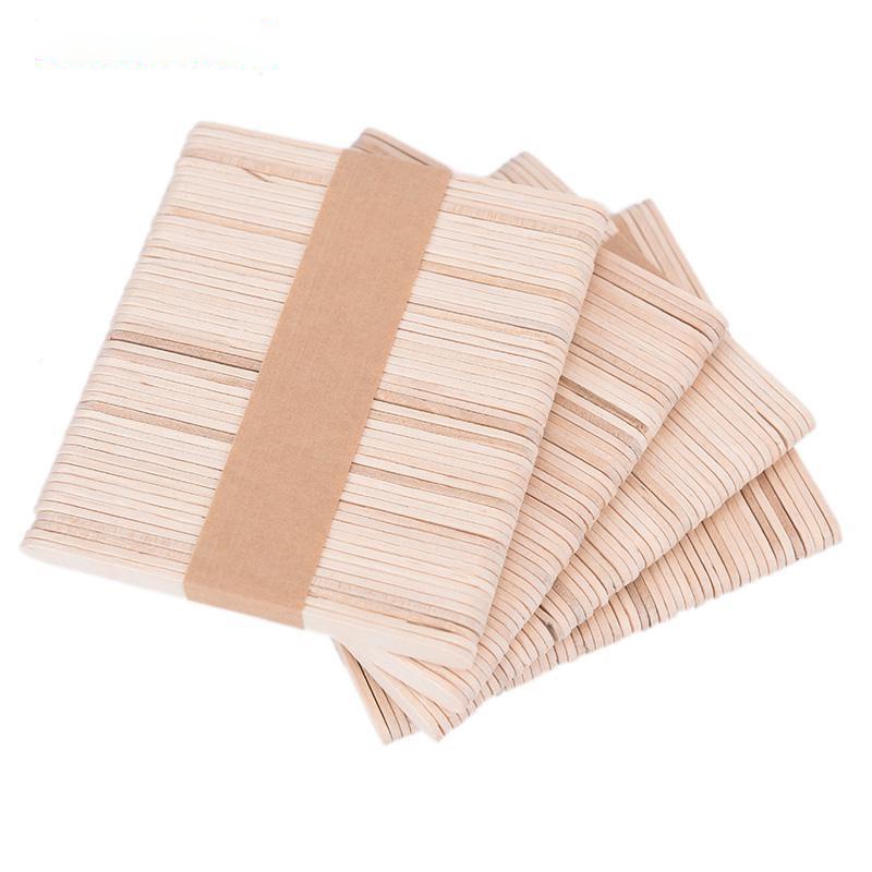 Set 50 Que Gỗ Dùng Một Lần Làm Kem Que