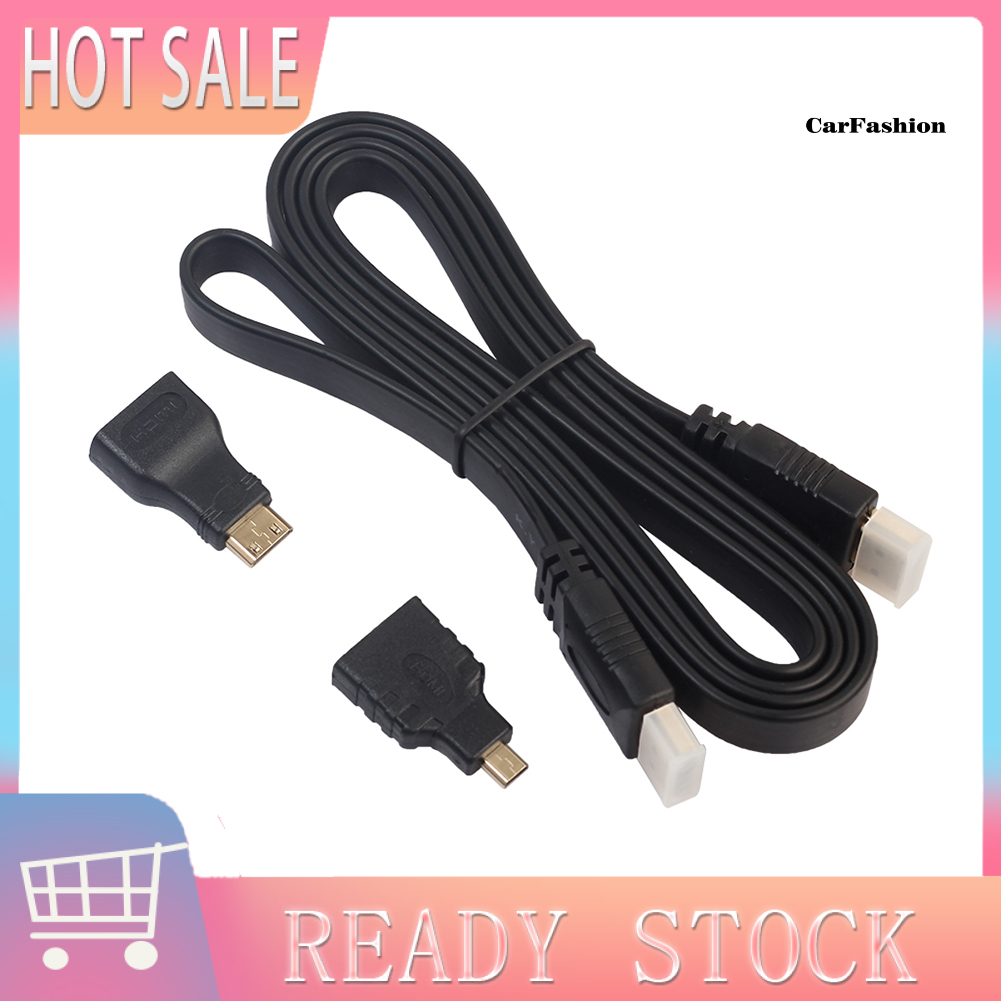 CDNP_1.5M 1080P HD Cable HDMI-compatible to Mini Micro Adaptor Kit Set for Android Tablet PC TV