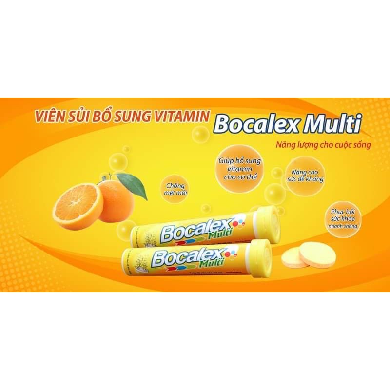 Viên sủi Bocalex Multi bổ sung vitamin cho cơ thể (DHG)