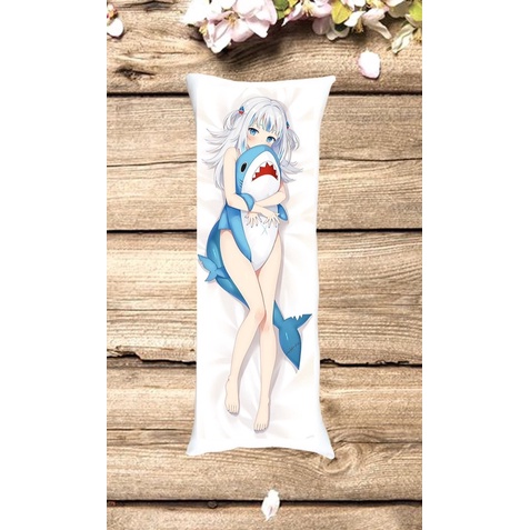 Gối dakimakura Gure Gawr Vtuber Hololive 40cmx1m /Gối ôm Gure Gawr