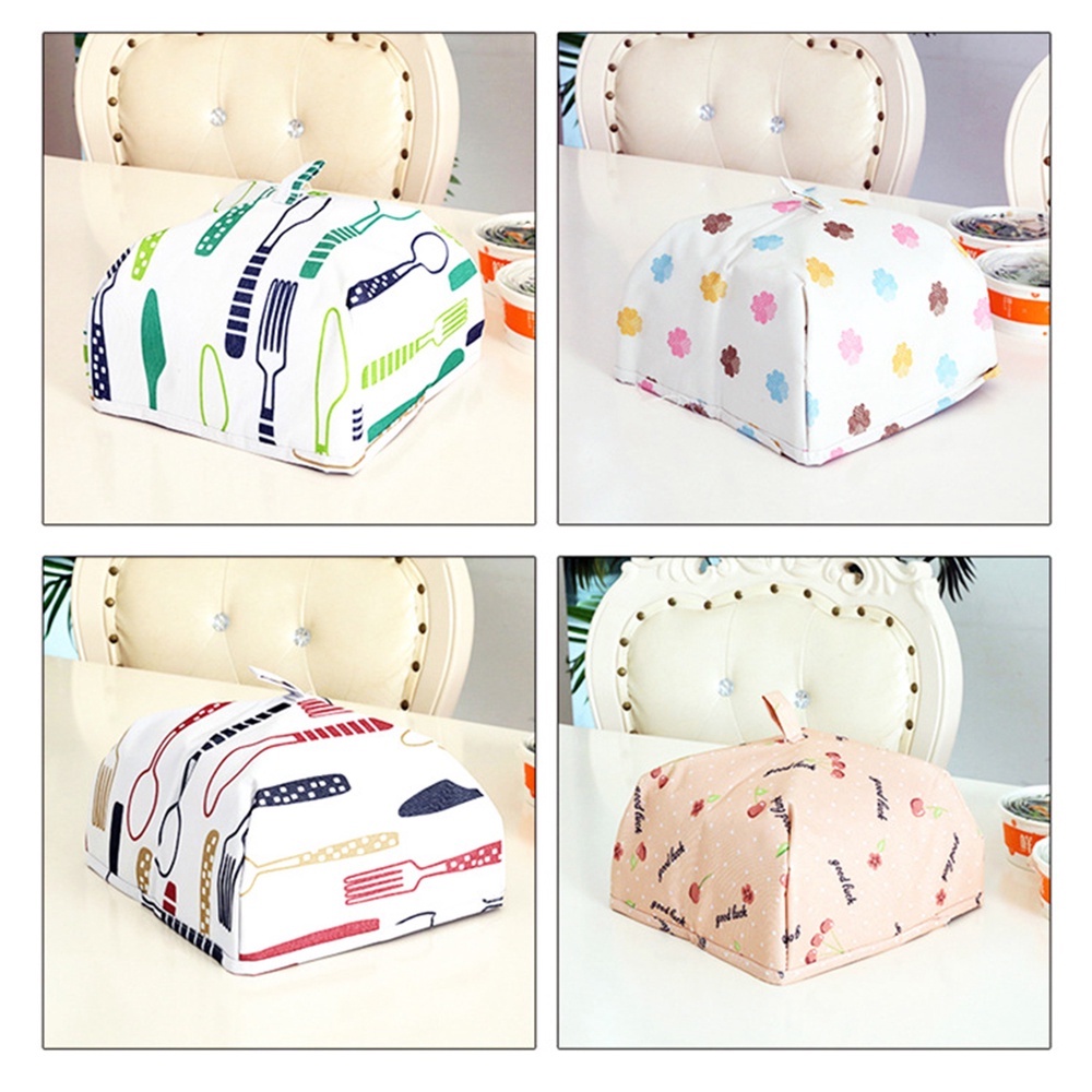 [Tổng Kho Sỉ] Lồng Bàn Có Lớp Bạc Giữ Nhiệt - Lồng Bàn Đậy Thức Ăn Chống Bụi Côn Trùng Có Thế Gấp Gọn