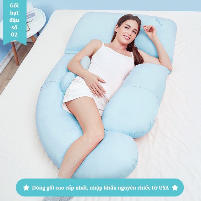 Gối ôm cho bà bầu   Gối chữ U, dành cho bà bầu