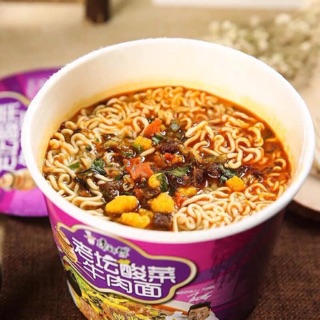 Mì bò hộp dưa chua