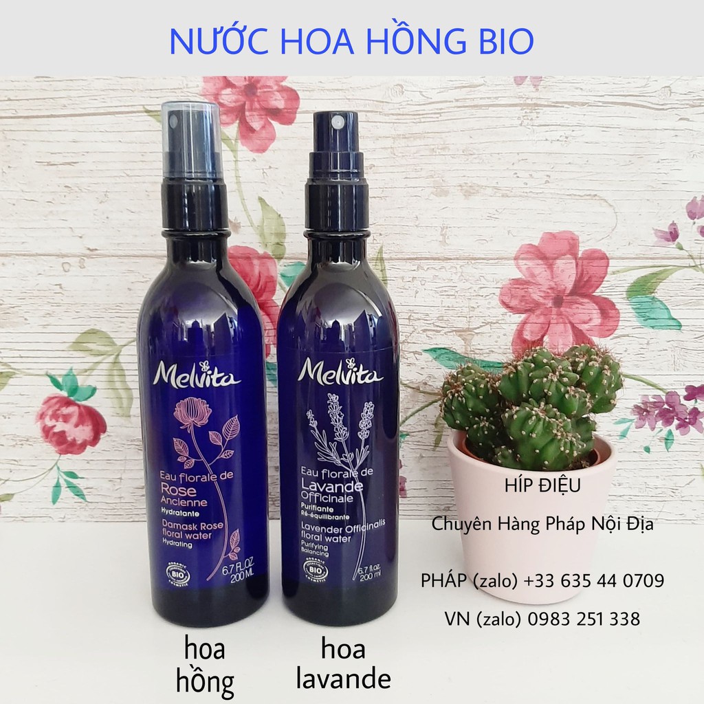 NƯỚC HOA HỒNG MELVITA BIO