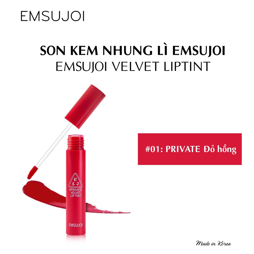 [FREE SHIP] Son kem nhung lì EMSUJOI💄SIÊU LÌ💄SIÊU MỀM MÔI | BigBuy360 - bigbuy360.vn