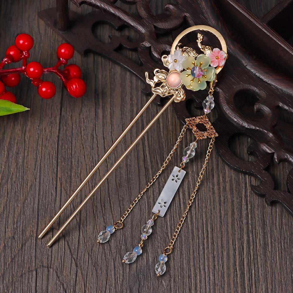 Trâm Cài Tóc Tua Rua Handmade Thời Trang Cho Nữ