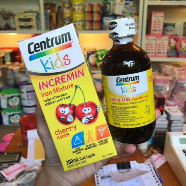 Hỗ Trợ Trẻ Biếng Ăn - Tăng Đề Kháng Centrum Kid Incremin 200ml