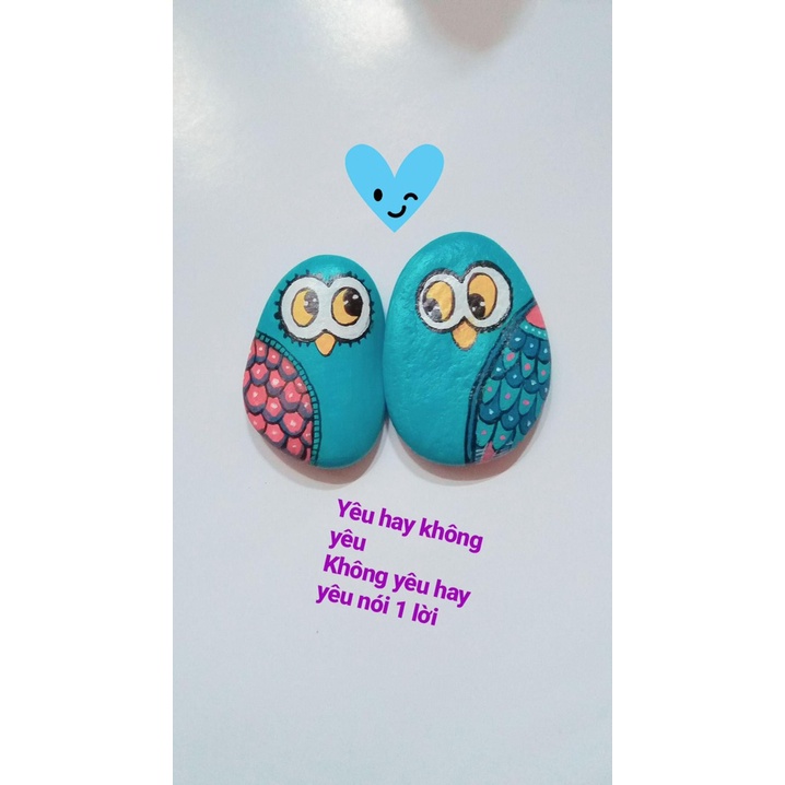 Đá sỏi sáng tạo combo 20 viên 5-7 cm