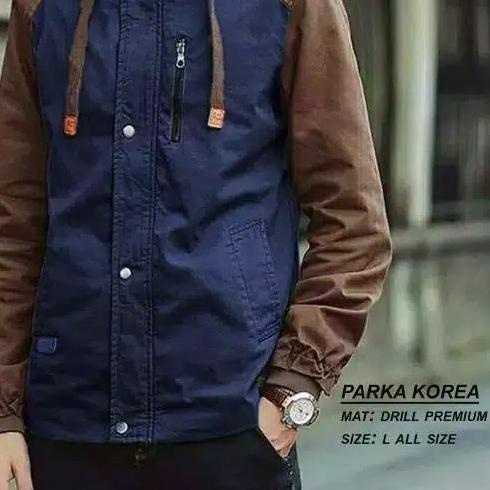 ✳ Lee Minhoo Áo Khoác Parka Hàn Quốc Đơn Giản Thanh Lịch Cho Nam ✬