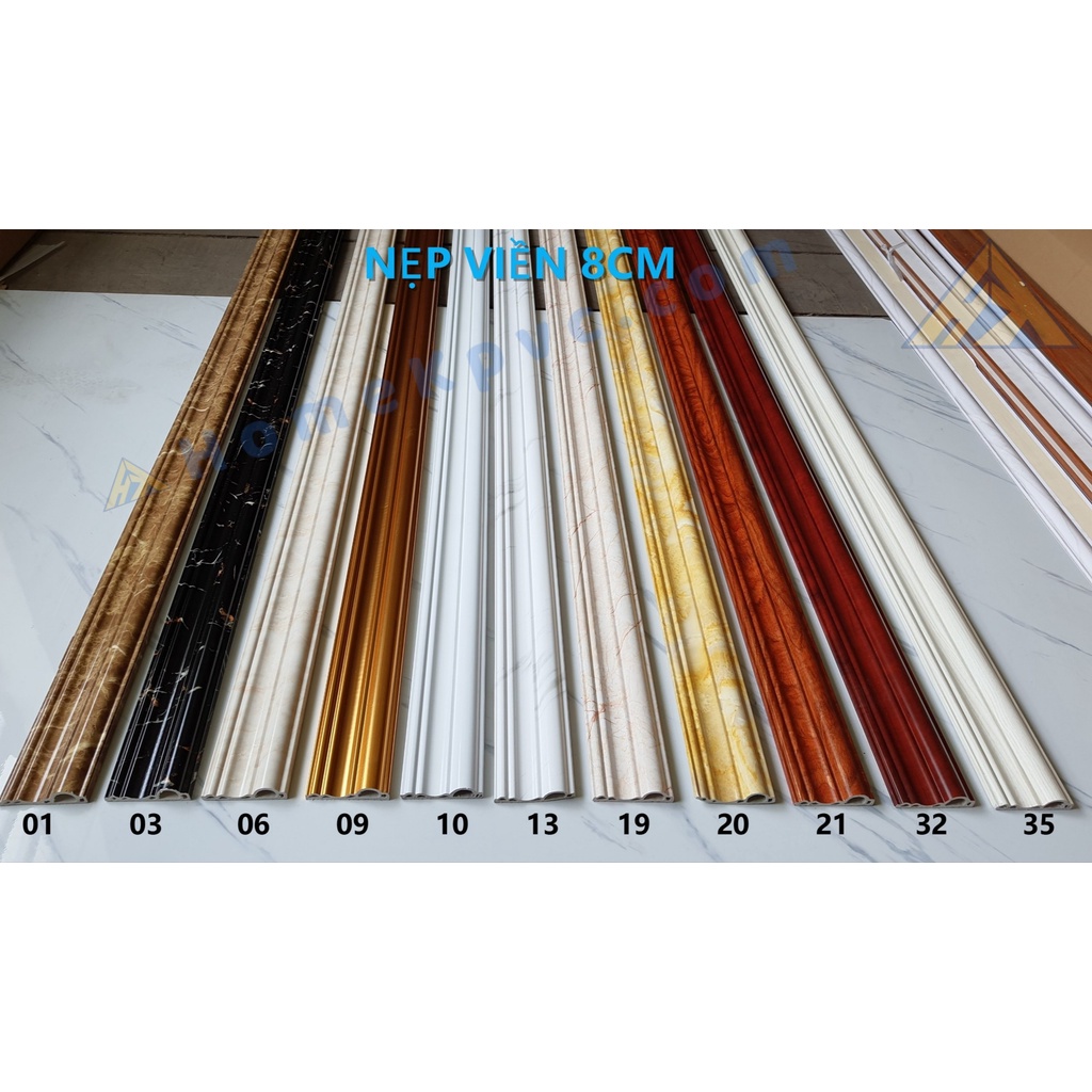 Nẹp viền vân đá từ 4cm - 10cm