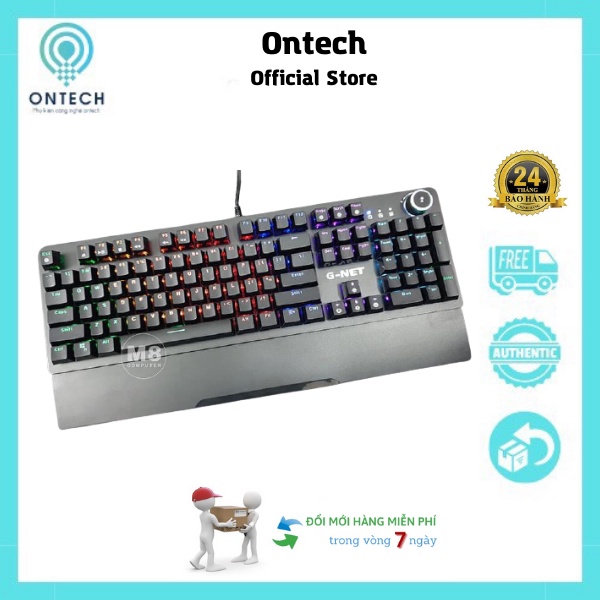 Bàn phím gaming cơ quang GNet Gk315 Led rainbow