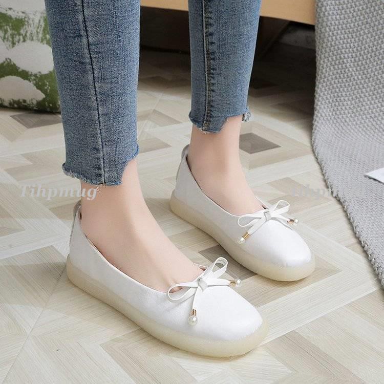 Giày búp bê đế bằng Size lớn 35-43 41 thời trang cho nữ