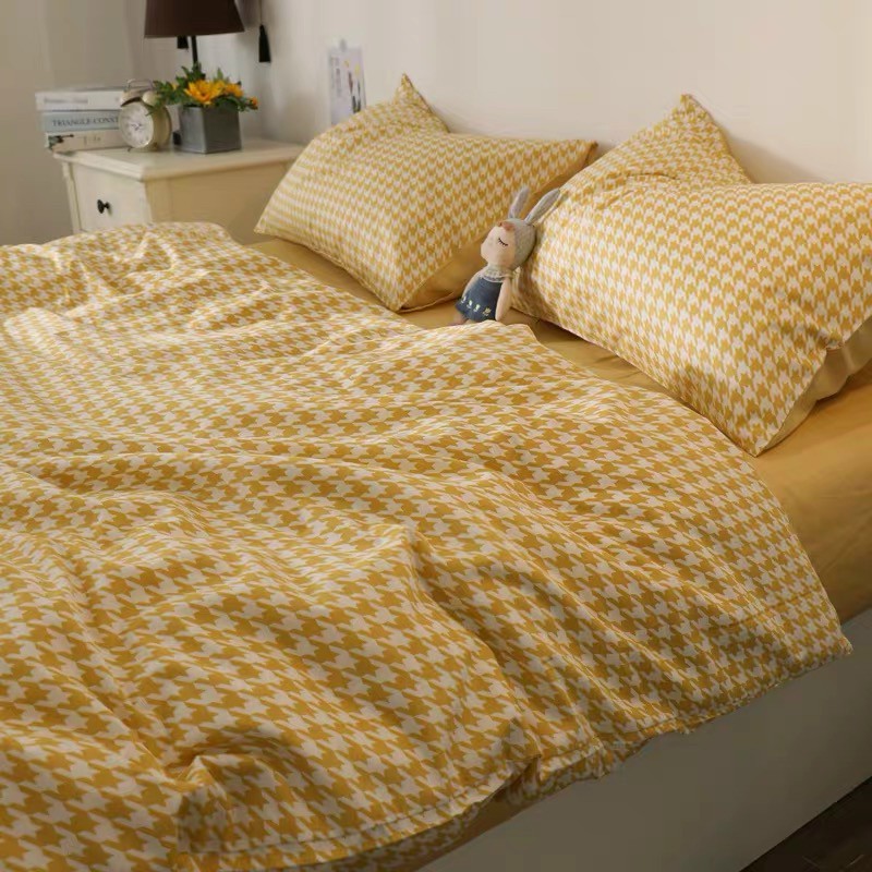 Bộ chăn ga gối cotton Lidaco - Tia Sét Vàng ( SP001353 )