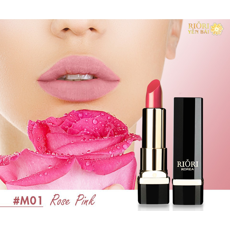 Son Lì ❤  Riori Matte Lipstick Màu 01 - Hush Hush | BigBuy360 - bigbuy360.vn