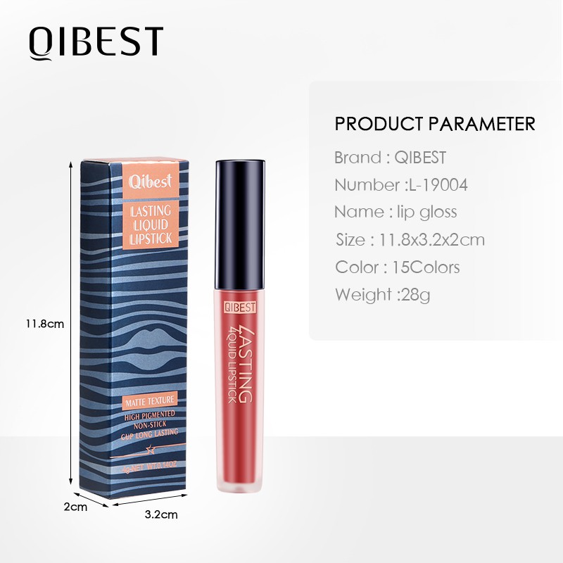 Son Kem Lì Qibest Chất Lượng Cao Thiết Kế Hình Dễ Thương 22g | BigBuy360 - bigbuy360.vn