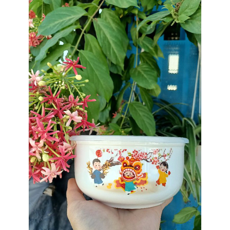 BỘ THỐ SỨ 3 CÁI NẮP ĐẬY HÚT CHÂN KO. | BigBuy360 - bigbuy360.vn