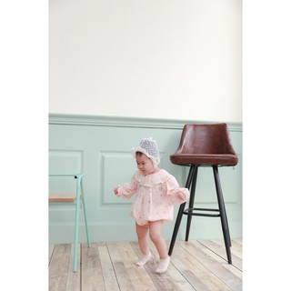 Bộ liền bodysuit cổ bèo điệu đà cho bé gái sơ sinh [ẢNH THẬT]