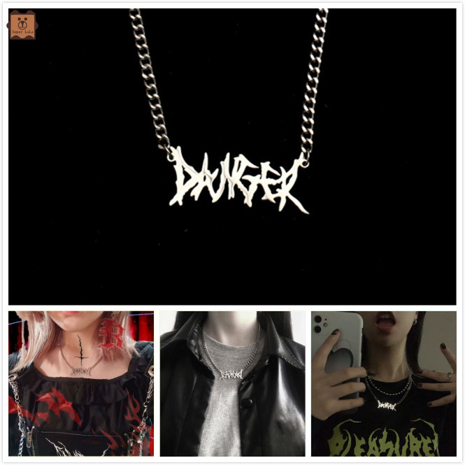 vòng cổ Mặt Chữ Thập Có Gai Cá Tính