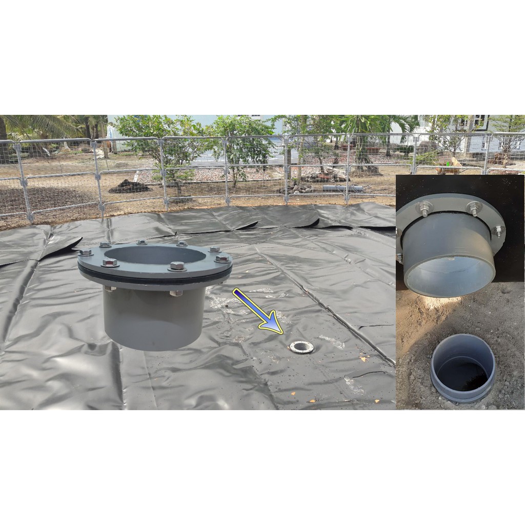 Mặt bích nhựa Fi 90mm
