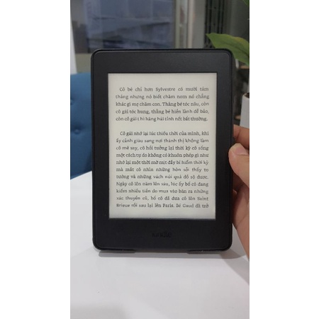 [Đã qua sử dụng] Máy đọc sách Kindle Paperwhite 3 (Kindle PPW3) tặng bao da